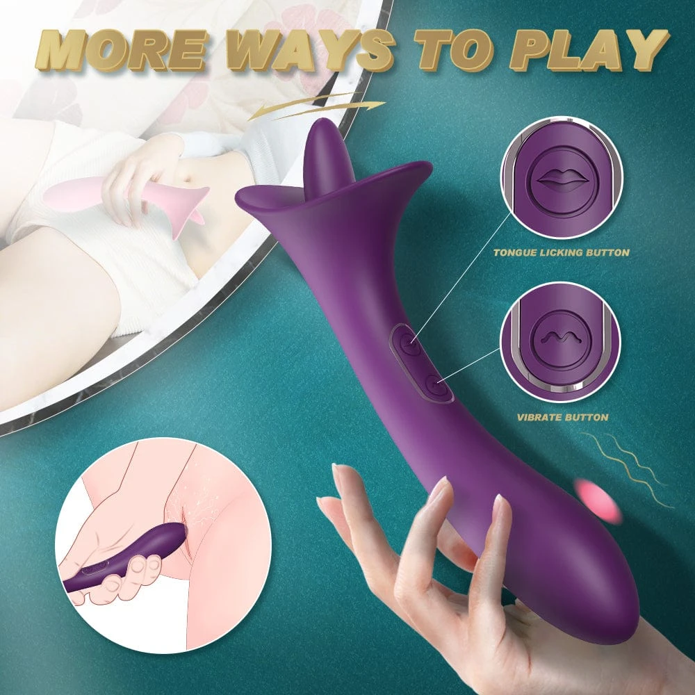 TooTimid.com Dual Ended Flickering Tongue Vibrator - Image 3