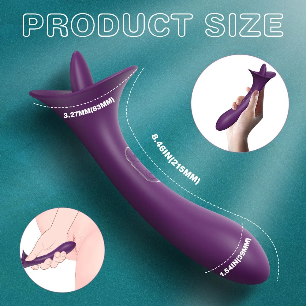 TooTimid.com Dual Ended Flickering Tongue Vibrator - Image 5