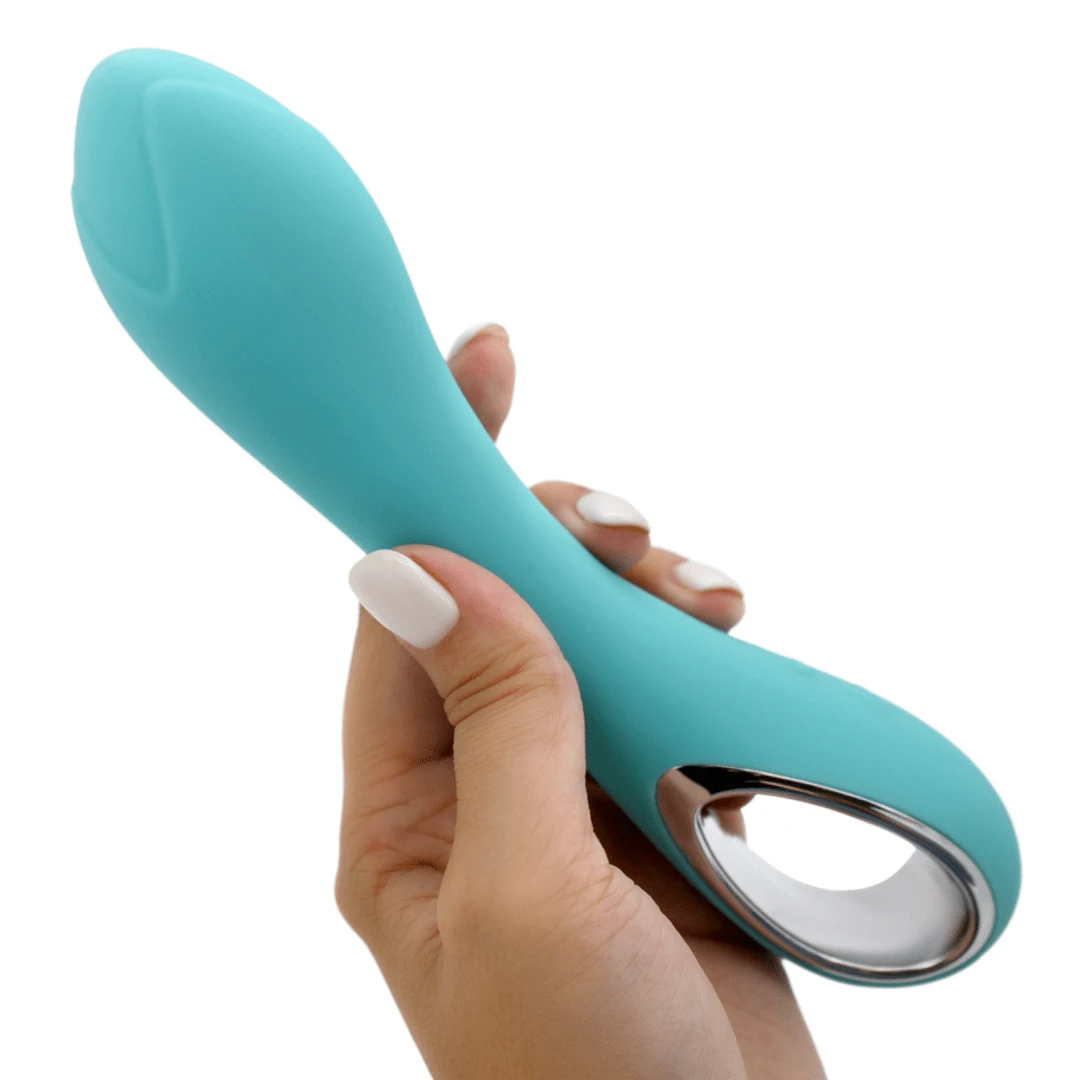 Pink B.O.B. Silicone Multi-Function G-Spot Vibrator With Looped Handle - Image 2