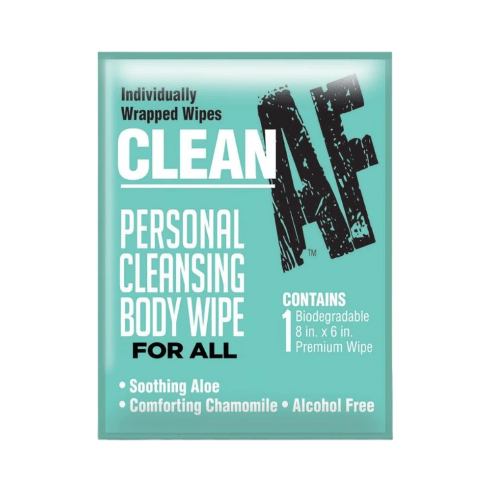 Clean AF Personal Cleansing Body And Toy Wipes - Image 2