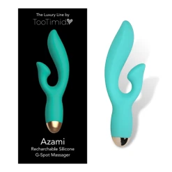TooTimid.com Luxury Dual-Action Silicone Clit & G-Spot Massager