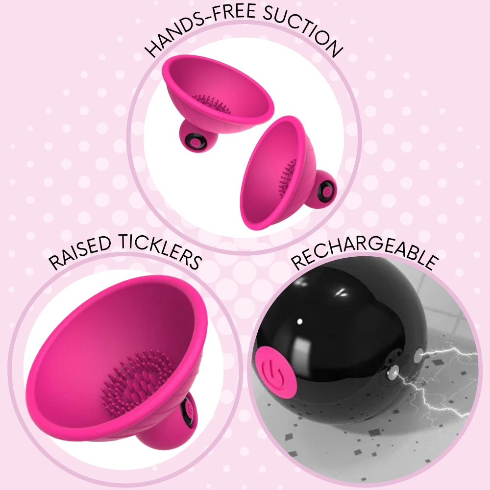 TooTimid.com Taza Wireless Vibrating Nipple Sucker Set - Image 9