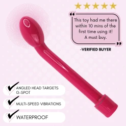Pink B.O.B. Rose G-Spot Vibrator