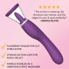 TooTimid.com Ultimate Tongue Licker - Powerful Dual-Ended Vibrator & Sucking Tongue!