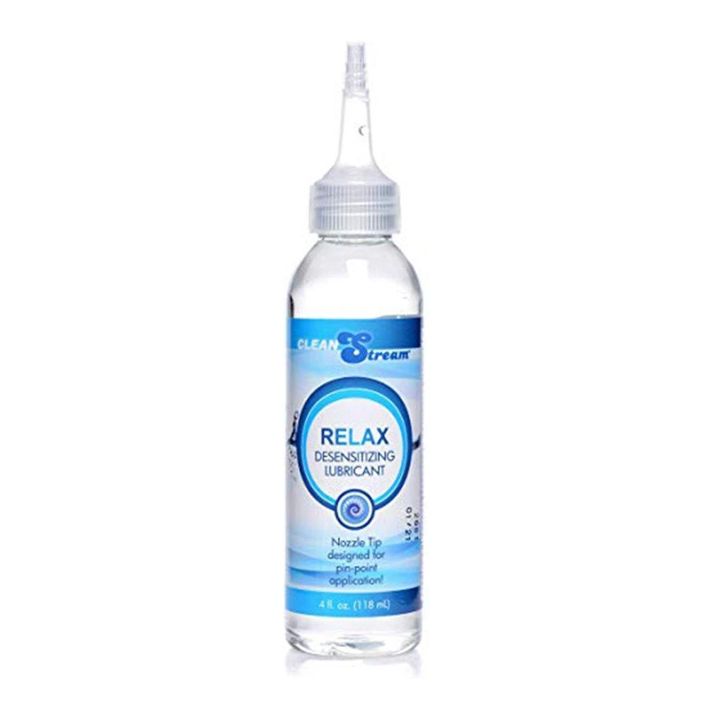 XR Brands Relax Desensitizing Anal Lubricant With Nozzle Tip