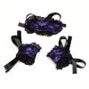 Dark Amour Intimate Bondage Kit For Couples - Silk Lace Blindfold & Cuff Set