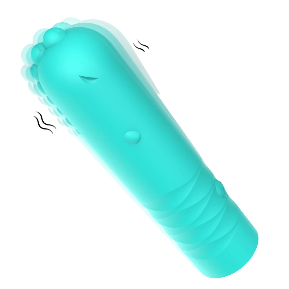 TooTimid.com Beaded Vibrating Bullet - Powerful Clit Stimulator! - Image 2