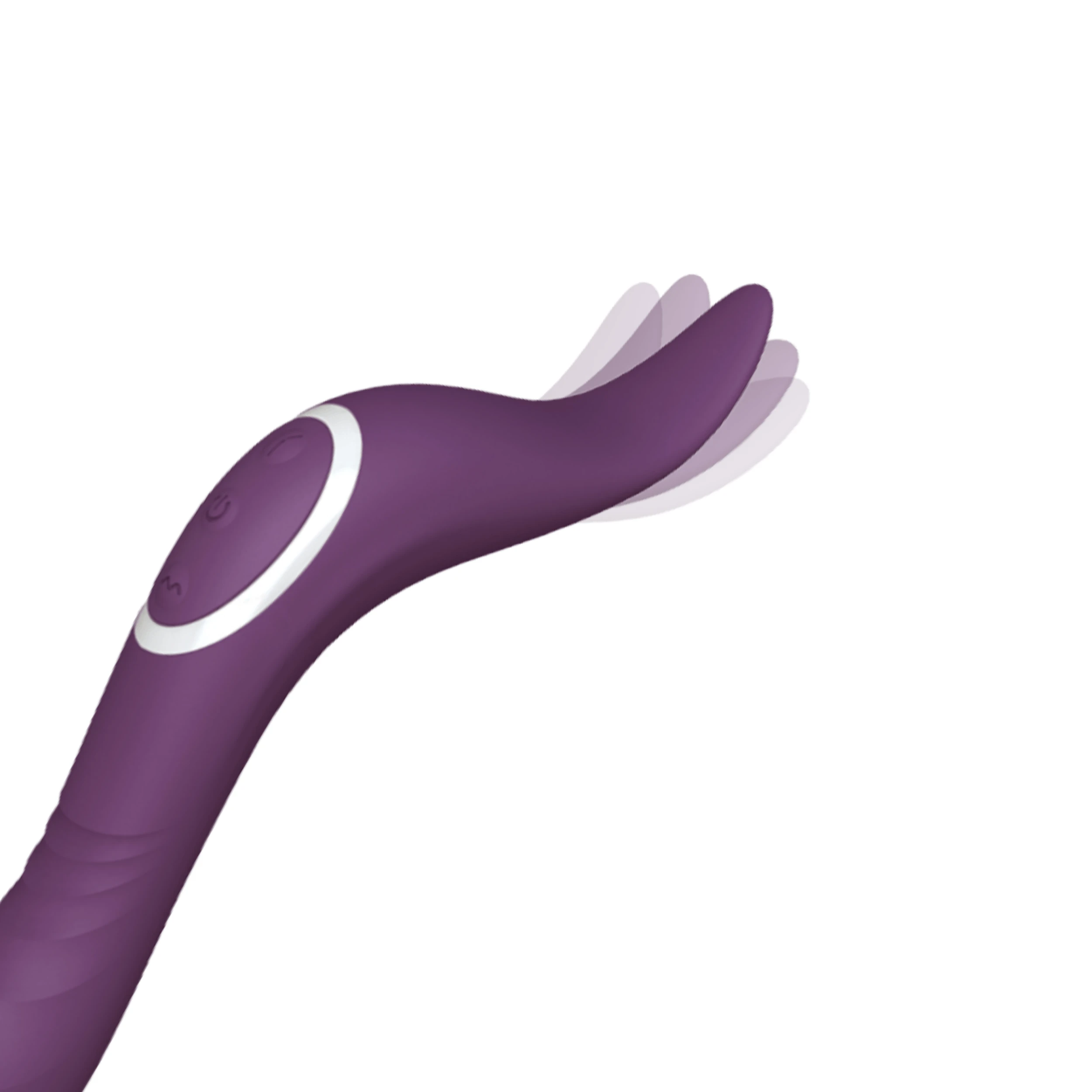 TooTimid.com The Incurve Flickering Tongue Rechargeable Dual-Ended Massager - Image 2
