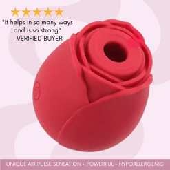 TooTimid.com Trending! Viral Rose Sex Toy Air Pulse Stimulator
