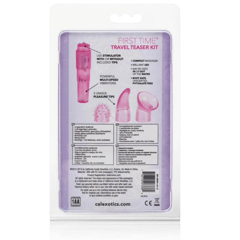 California Exotics First Time Travel Teaser Kit Pink - Image 5