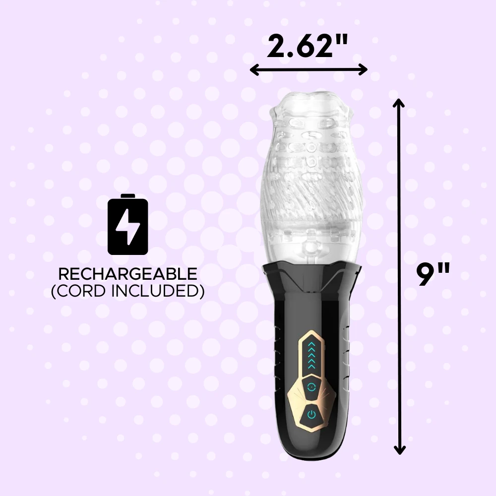 TooTimid.com Trending! Rotating Male Rose Blowjob Masturbator - Image 10