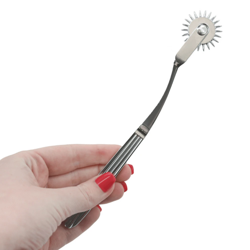 Dark Amour Classic Spike Bondage Wheel - BDSM Sensory Pinwheel - Image 4