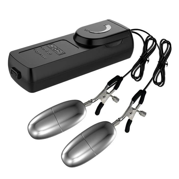 Pink B.O.B. Vibrating Power Bullet Nipple Clamps - Image 5