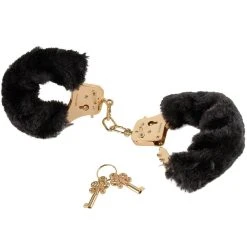 Pipe Dream Fetish Fantasy Gold Deluxe Furry Cuffs