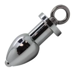 Dark Amour Thru Hole Enema Metal Butt Plug With Removable Core