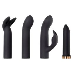 Evolved Novelties Four Play Silicone Rechargeable Clit Stimulator Set - Great For Beginners!