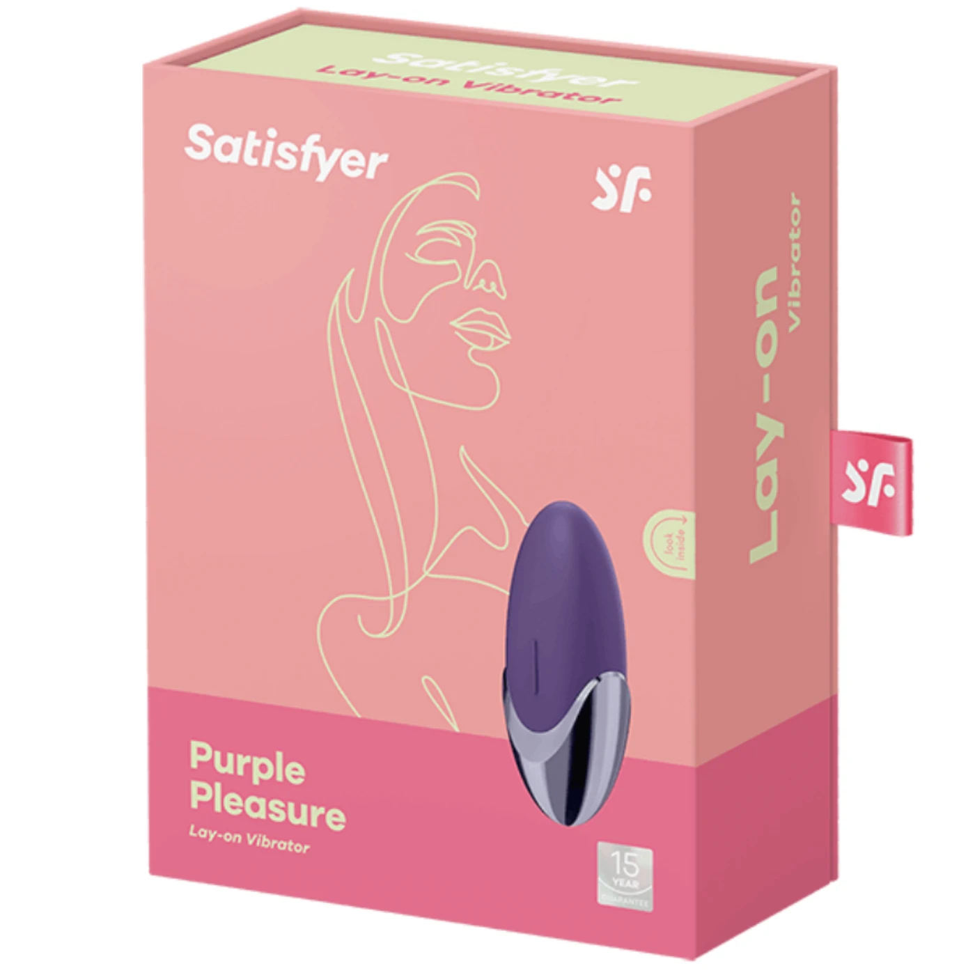 Satisfyer Purple Pleasure Lay-on Bullet Vibrator - Image 3