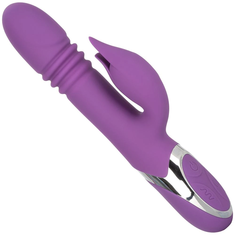 California Exotics Thrusting Dual-Action Vibrator - Incredible G-Spot And Clitoral Stimulation!