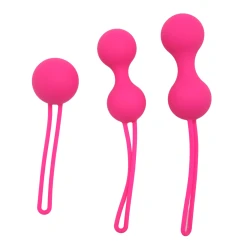 Pink B.O.B. Silicone Kegel Balls - Set Of 3