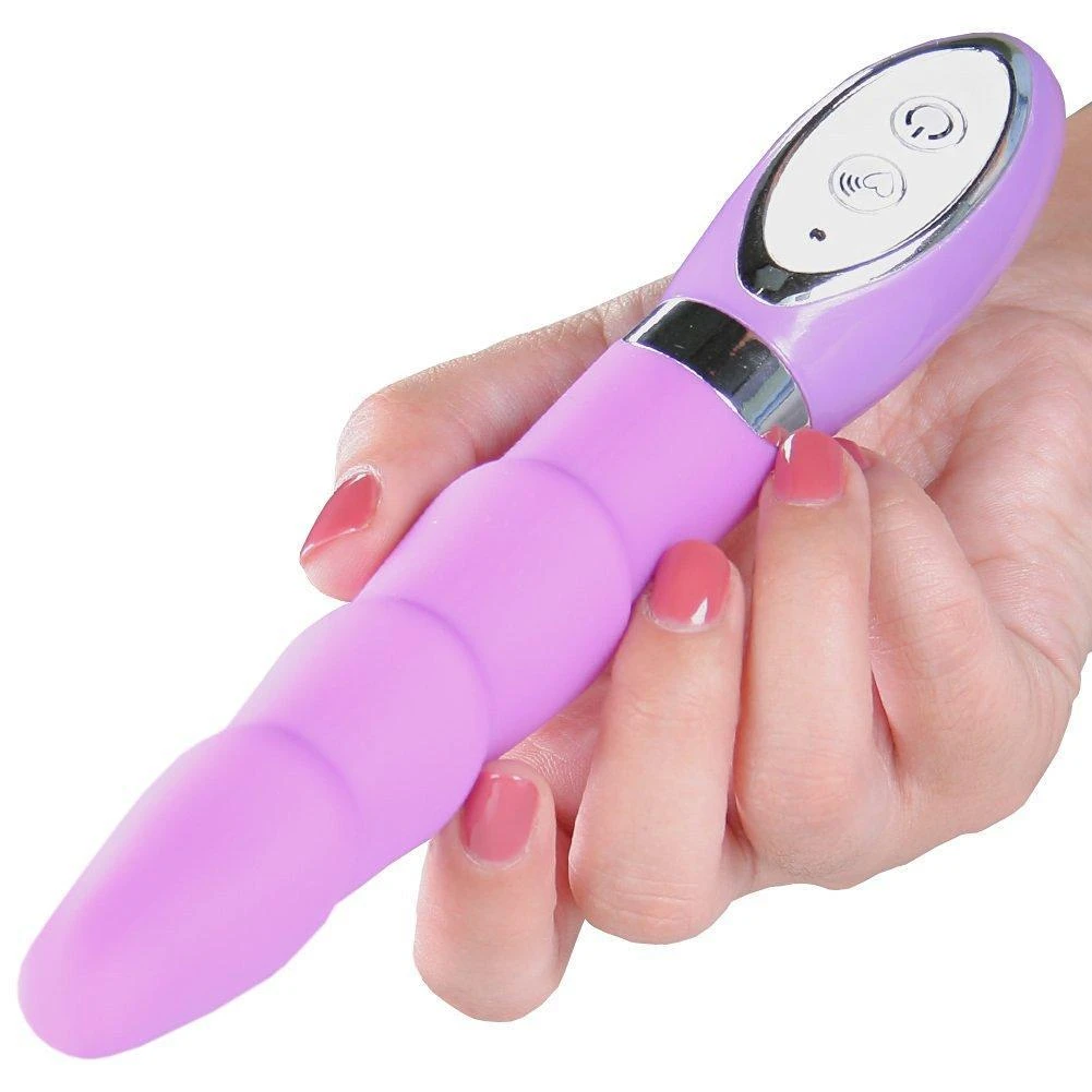 Pink B.O.B. Rippled Silicone Vibrator - Image 4