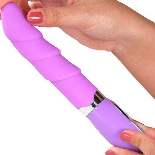 Pink B.O.B. Rippled Silicone Vibrator - Image 3