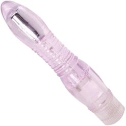 Pink B.O.B. Ribbed Multi-Speed Vibrator - Have Powerful Orgasms!