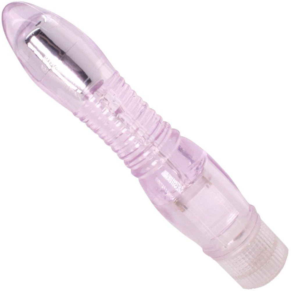 Pink B.O.B. Ribbed Multi-Speed Vibrator - Have Powerful Orgasms!