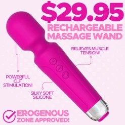 TooTimid.com Silicone Power Wand Massager
