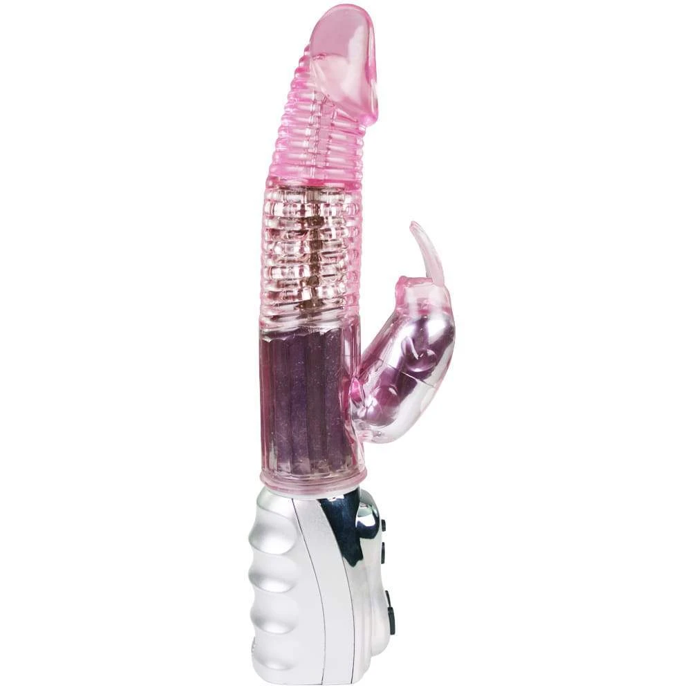 Pink B.O.B. #1 Rotating Rabbit Dual-Action Vibrator - Image 9