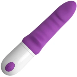 TooTimid.com Rippled Silicone G-Spot Vibrator