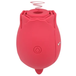 TooTimid.com The Rose Vibrator | Duo Flickering Tongue Licker & Clitoral Air Vibrator