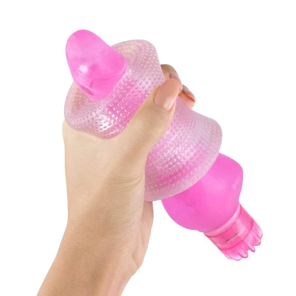 Pink B.O.B. The Mini Gripper Male Stroker - Image 3