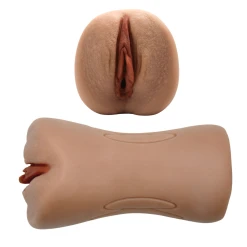 Pink B.O.B. Real Feel Pocket Pussy - Incredible Sucking Sensations!