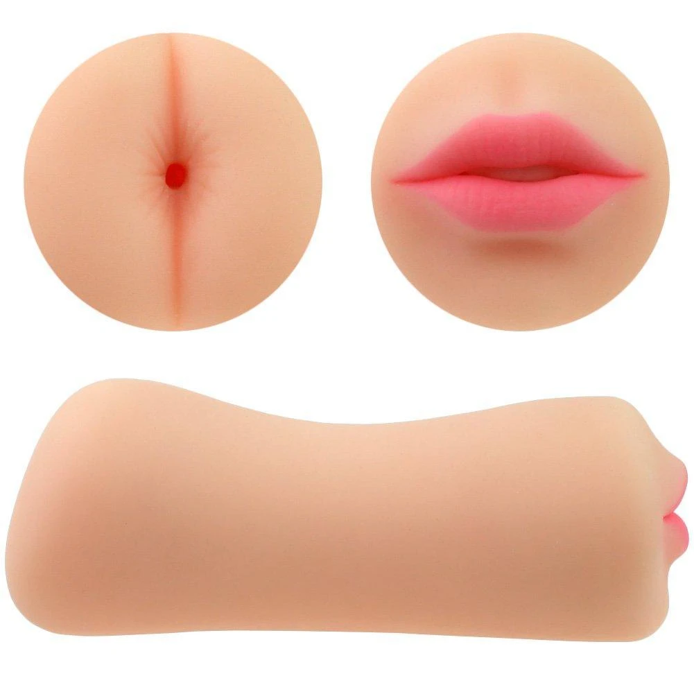 Pink B.O.B. Double Ended Masturbator - One End Has A Tight Ass!