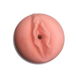 Pink B.O.B. Tight Vibrating Pussy Stroker - Super Realistic Entry!