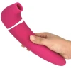 Pink B.O.B. Dual-Ended Premium Clit Sucker & G-Spot Vibrator