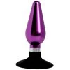 Pink B.O.B. Metal Anal Plug With Silicone Base