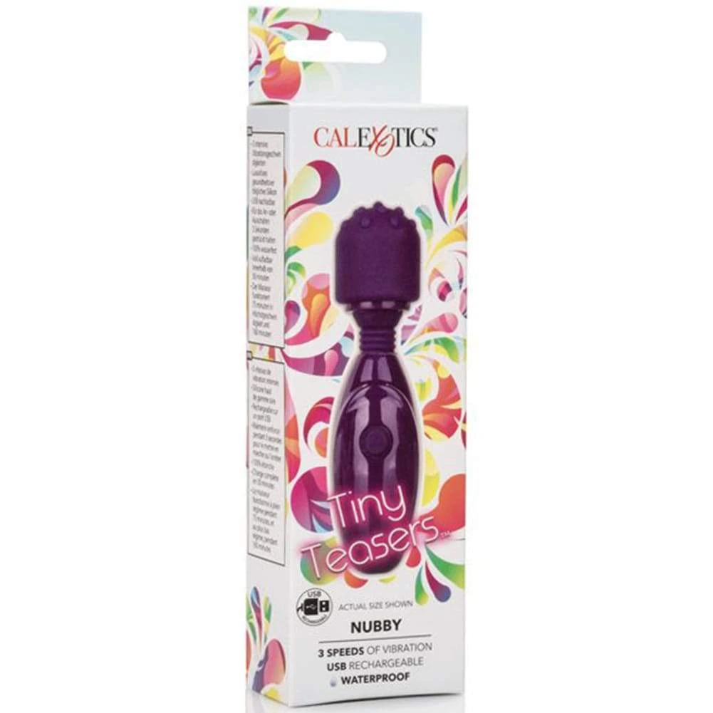 California Exotics Nubby Teaser Rechargeable Mini Wand - Image 4