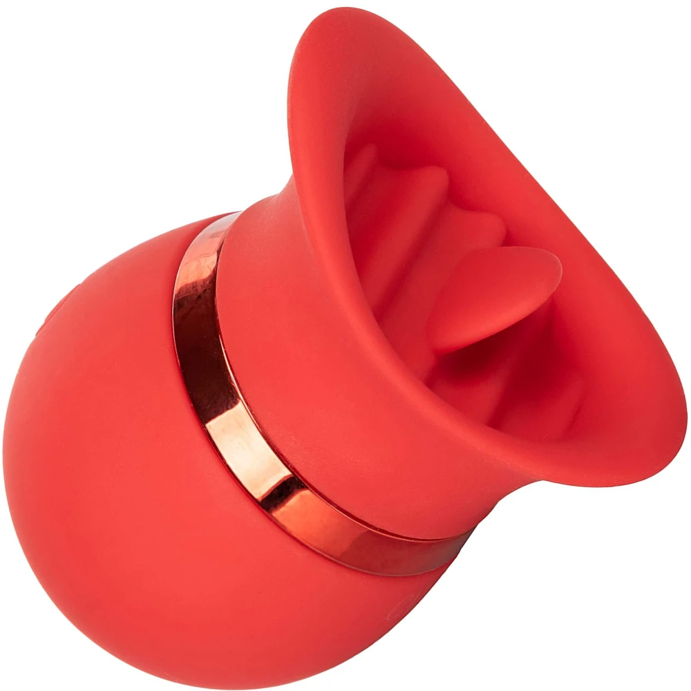 California Exotics French Kiss Sweet Talker - Rechargeable Silicone Tongue Vibrator