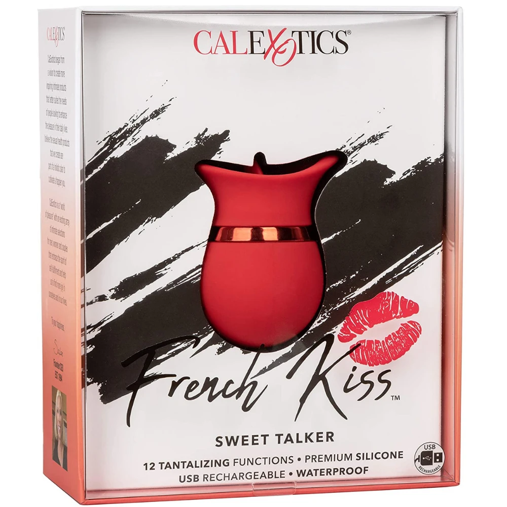 California Exotics French Kiss Sweet Talker - Rechargeable Silicone Tongue Vibrator - Image 2
