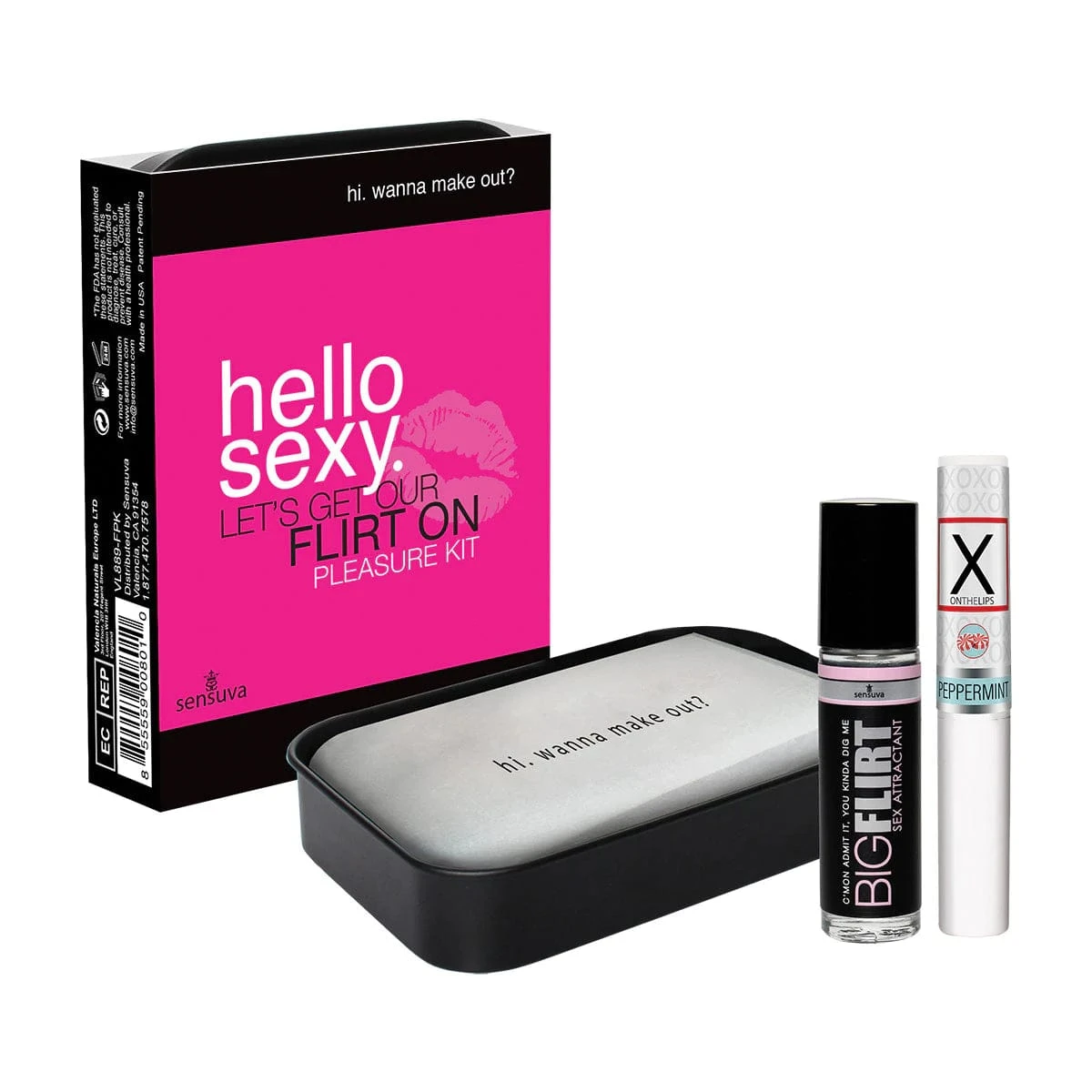 Sensuva Hello Sexy Let's Get Our Flirt On Tingling Pleasure Kit