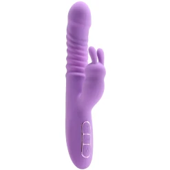 Pipe Dream Thrusting Rotating Silicone Rabbit Vibrator - It's Warming!