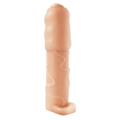 Nasstoys Vibrating Uncircumcised Penis Extender With Scrotum Ring - 30% Extra Girth!
