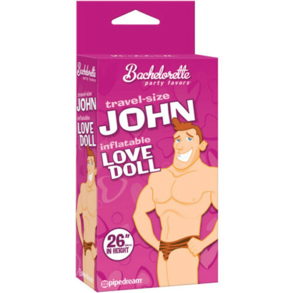 Pipe Dream Bachelorette Party Favor Travel Size John Blow Up Doll - Image 2