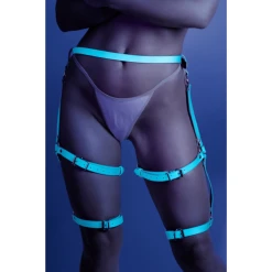 Fantasy Lingerie Buckle Up Glow Leg Harness