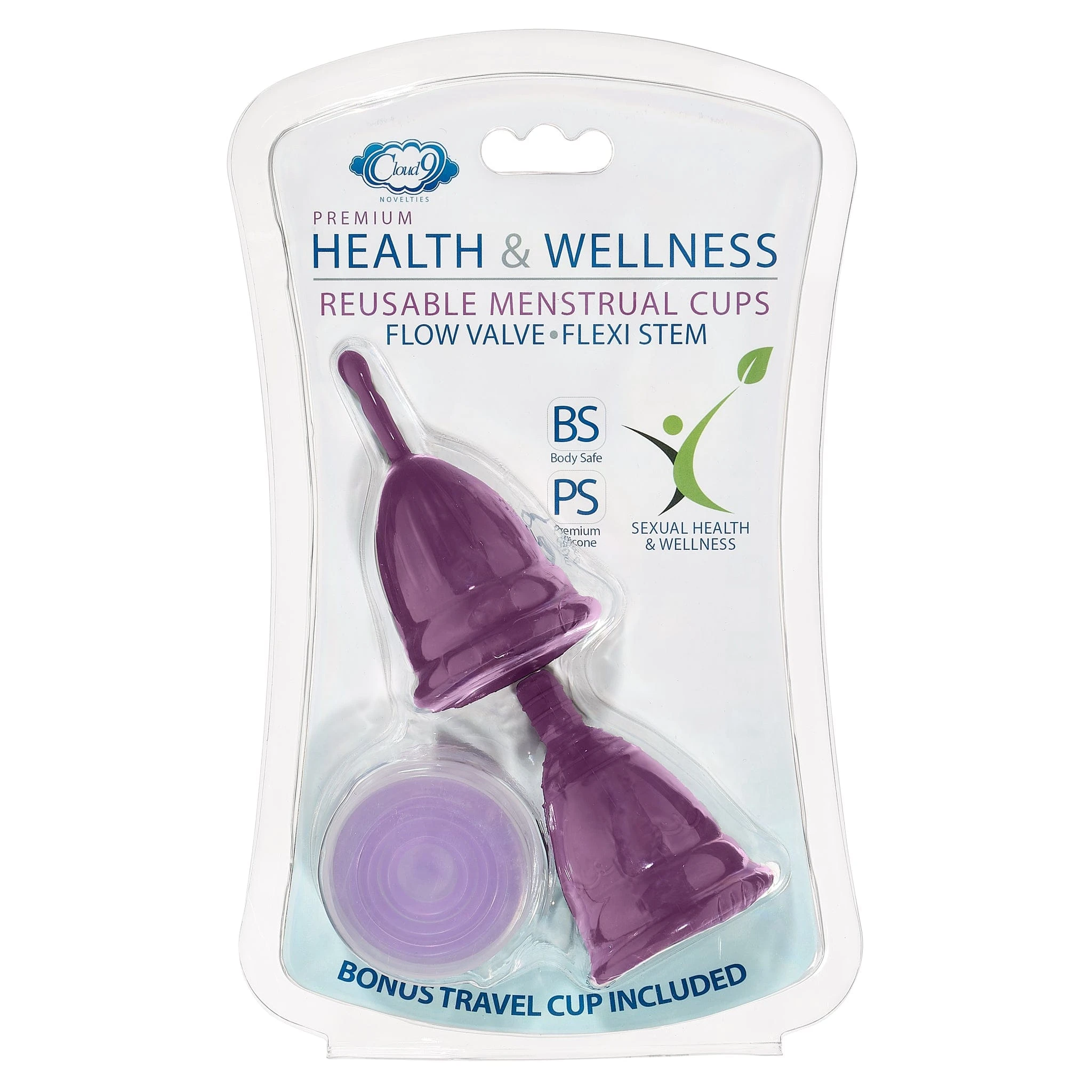 Cloud 9 Novelties Health And Wellness Reusable Menstrual Cups - Set Of 3 - Image 4