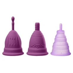 Cloud 9 Novelties Health And Wellness Reusable Menstrual Cups - Set Of 3