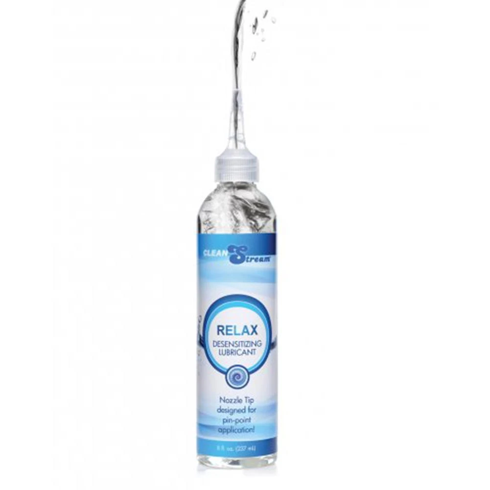 XR Brands Relax Desensitizing Anal Lubricant With Nozzle Tip - Image 3