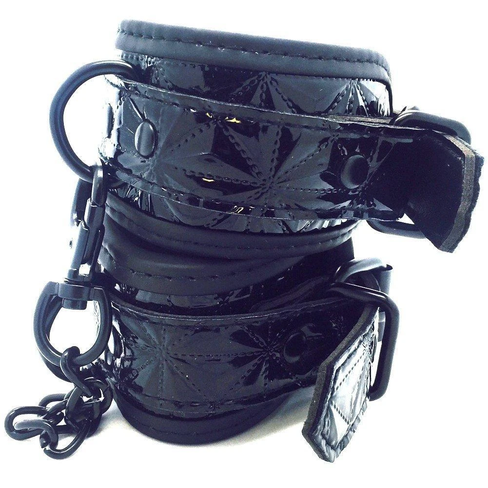 Pink B.O.B. Charlotte's Fetish Wrist Cuffs - Image 5