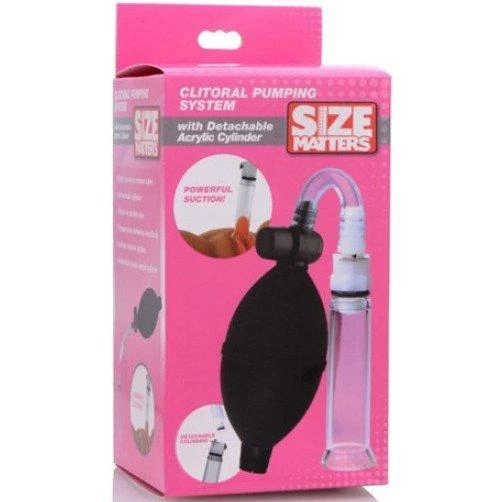 XR Brands Size Matters Clitoral Pumping System - Image 4